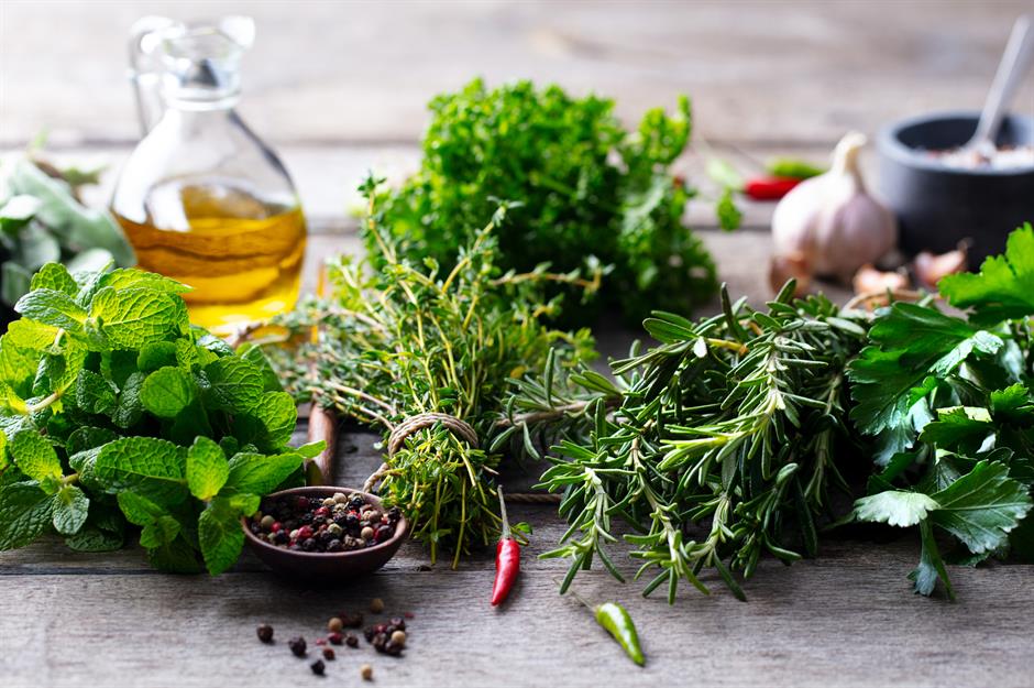 Früchte und Gemüse Korb